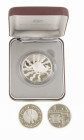 Australia - Lot with Australia Dollar 2002 Kangaroo (KM642) Proof in box with COA, added 2x Germany silver Proof 10 euro