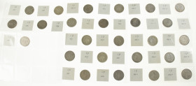 Austria - Interesting lot Austria with 25 pieces silver 2 Florin (2 Gulden) of Franz Joseph I (1848-1916) between 1859 and 1892, all Vienna mint, many...
