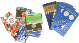 Austria - 33 pieces of 5 Silver euro coins in original blisters and folders.