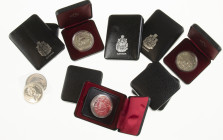 Canada - Box with 11 silver proof dollars of Canada incl. 2 times The Big Nickel Sudbury
