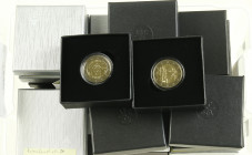 Finland - Lot with Finland Proof 2 Euro coins 2007-2017, various types (all double), 30 coins total, all in orig. box with COA