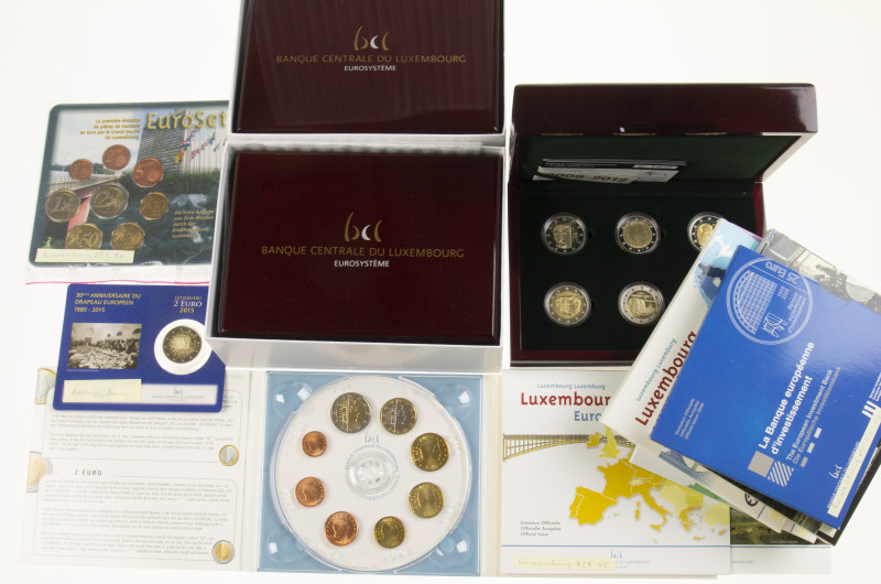 Luxemburg - Lot with Luxemburg commemorative issues between 2002 and 2012, Proof...