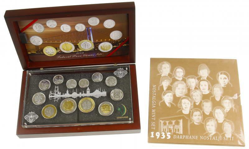 Turkey - Box with Turkey Nostalgia Mint set 1935 and 2009 Commemorative set