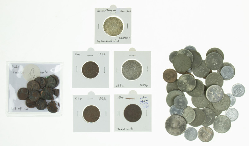 World coins - Lot with coins Taiwan (ca.43), Eastern Turkistan Yarkand khanate 1...