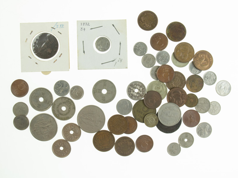 World coins - Small lot various world coins