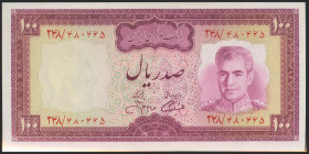 IRAN. 100 Rials. 1971. (Pick: 91c). Uncirculated.