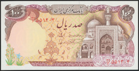 IRAN. 100 Rials. 1981. Islamic Republic. Signatures: Nourbakhsh and Nemazi. (Pick: 135). Uncirculated.