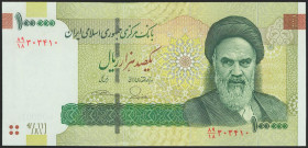 IRAN. 100000 Rials. 2014. Central Bank. (Pick: 151b). Uncirculated.