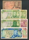 IRAN. Set of 7 banknotes from different years and values, includes one revolutionary issue. From Fine to Extremely Fine.