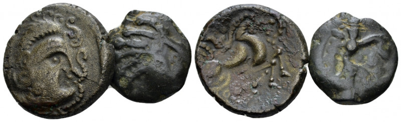 Celtic, Lot of 2 Celtic bronzes III-II century, Æ 20.00 mm., 10.13 g.
Large lot...