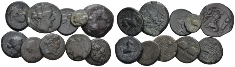 Asia Minor, Lot of 10 bronzes III-I cent., Æ , 37.21 g.
Lot of 10 bronzes

Ve...