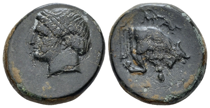 Ionia, Magnesia ad Meandrum Bronze circa 350-190, Æ 19.00 mm., 6.58 g.
Laureate...