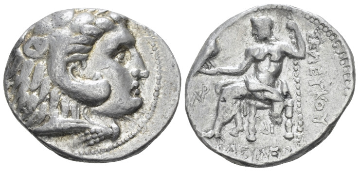 The Seleucid Kings, Seleucus I, 312-281 Seleucia on Tigris Tetradrachm in the ty...