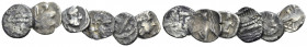 Phoenicia, Large lot of 6 silver fractions V-IV century, AR 10.00 mm., 4.19 g.
Large lot of 6 silver fractions.

Interesting and some rarities. To ...