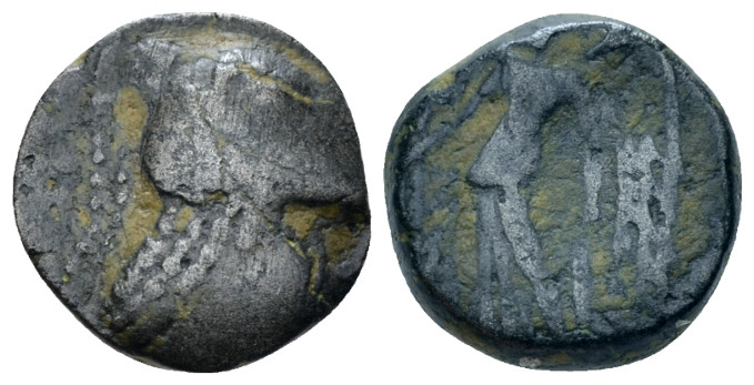 Kings of Nabathaea, Anonymous Petra Bronze, Imitating Macedonian staters of Alex...