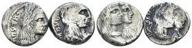 Kings of Nabathaea, Aretas IV, 9 BC-AD 40 Petra Large lot of 2 drachms 25-26, AR 20.00 mm., 8.42 g.
Large lot of 2 drachms, cf. Meshrorer 103.

Abo...