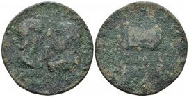 Pamphilia, Perge Gallienus, 253-268 Bronze circa 253-268, Æ 35.20 mm., 17.99 g.
Bust of Salonina draped r. facing Gallienus rad. draped cuirassed l. ...