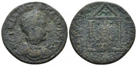 Pamphilia, Perge Otacilia Severa, wife of Philip I Bronze circa 247-249, Æ 26.00 mm., 9.51 g.
Diademed and draped bust r. Rev. temple with two column...