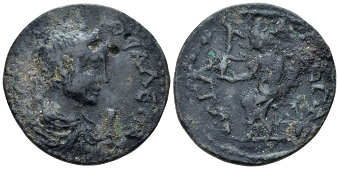 Pisidia, Sagalassus Valerian I, 253-260 Bronze circa 253-260, Æ 33.00 mm., 16.46...