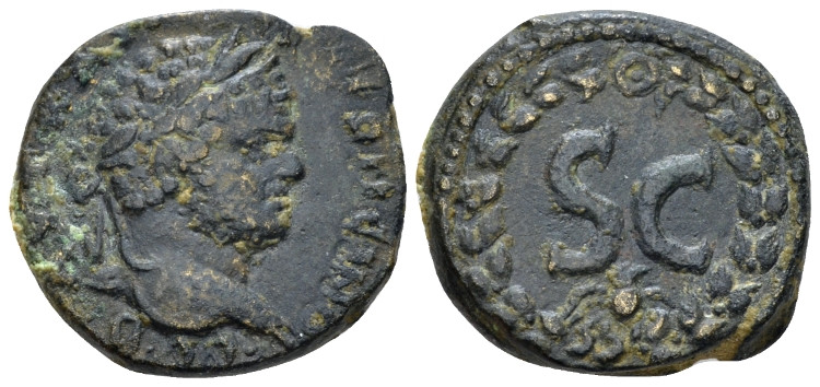 Seleucis ad Pieria, Antioch Bronze circa 213-215, Æ 21.00 mm., 8.10 g.
Laureate...