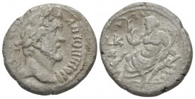 Egypt, Alexandria Antoninus Pius, 138-161 Tetradrachm circa 159-160 (year 23), billon 22.00 mm., 8.70 g.
Laureate head r. Rev. Nilus seated on rocks ...