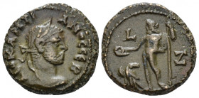 Egypt, Alexandria Diocletian, 284-305 Tetradrachm circa 290-291 (year 7), billon 20.20 mm., 8.13 g.
Laureate head r. Rev. Zeus standing l., holding p...