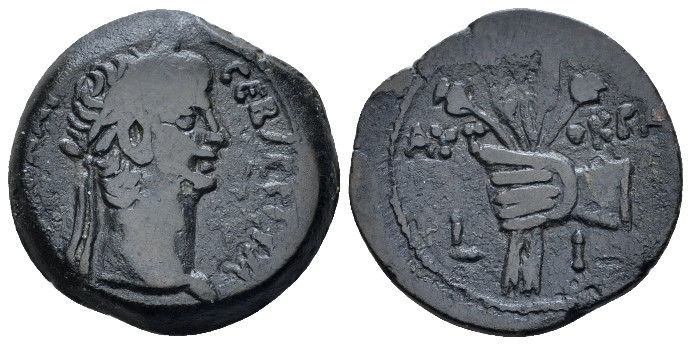 Egypt, Alexandria. Dattari. Claudius, 41-54 Obol circa 49-50 (year 10), Æ 21.00 ...