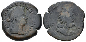 Egypt, Alexandria. Dattari. Vitellius, 69 Diobol 19 April - 1 July 69 (year 1), Æ 24.50 mm., 7.88 g.
Laureate head r. Rev. Bust of Sarapis r. wearing...