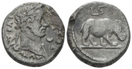 Egypt, Alexandria. Dattari. Hadrian, 117-138 Tetradrachm circa 121-122 (year 6), billon 22.50 mm., 117.74 g.
Laureate bust r., drapery on l. shoulder...