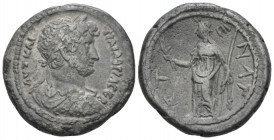 Egypt, Alexandria. Dattari. Hadrian, 117-138 Tetradrachm circa 124-125 (year 9), billon 25.50 mm., 13.09 g.
Laureate, draped and cuirassed bust r. Re...