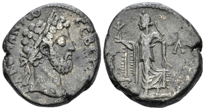 Egypt, Alexandria. Dattari. Commodus, 177-192 Tetradrachm circa 189-190 (year 30...