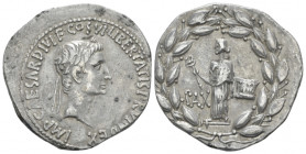 Octavian as Augustus, 27 BC – 14 AD Cistophoric tetradrachm Ephesus circa 28 BC, AR 28.00 mm., 11.93 g.
Laureate head r. Rev. Pax standing l. on para...