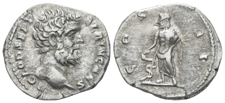 Clodius Albinus Caesar, 193 – 195 Denarius Rome circa 193, AR 19.00 mm., 3.09 g....