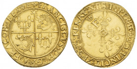 Grenoble, Francesco I, 1515-1547 Scudo del sole del Delfinato 1515-1547, AV 26.60 mm., 3.31 g.
Ciani 1083. Duplessy 783. Friedberg 355.

Traces of ...