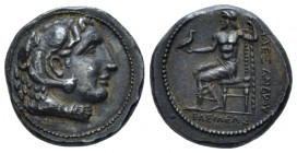 Kings of Macedonia, Alexander III, 336 – 323 Drachm Early XX cent., PB 4.01 mm., 
Uncertain mint circa 336-323. Head of Heracles r., wearing lion ski...