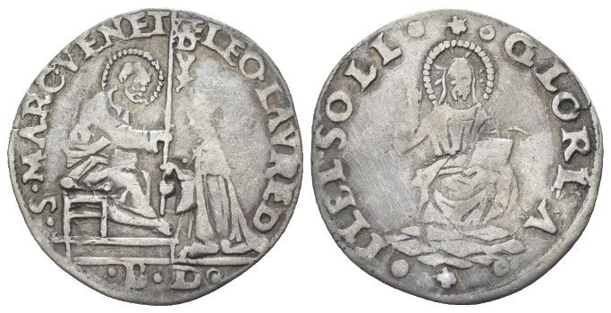 Venezia, Leonardo Loredan, 1501-1521 Quattro Soldi 1501-1521, AR 20.00 mm., 1.08...