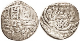 ISLAMIC, Golden Horde, Birdi Beg, AH758-60, Ar Dirham, Saray al-Jadida mint, 759; 16 mm; F+, sl off-ctr, decently struck.