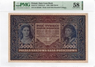 II RP, 5000 marek polskich 1920 II SERJA A - PMG 58