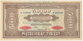 II RP, 50.000 marek polskich 1922 E