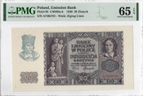 GG, 20 złotych 1940 A - PMG 65EPQ