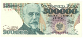 500.000 złotych 1990 K