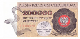 PRL, 200.000 złotych 1989 E