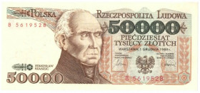 PRL, 50.000 złotych 1989 B