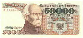 50.000 złotych 1989 W