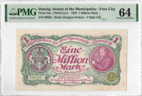 WMG, 1 mln Marek 1923 numeracja 5-cyfrowa - PMG 64