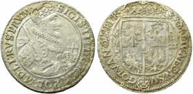 Sigismund III, 18 groschen 1621 PRVS M, Bromberg R2