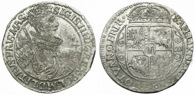 Sigismund III, 18 groschen 1621 PRVS M, Bromberg R2