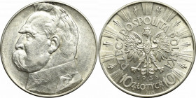 II Republic of Poland, 10 zloty 1938 Pilsudski R