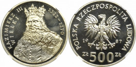 Peoples Republic of Poland, 500 zloty 1987 - NGC PF68 Ultra Cameo