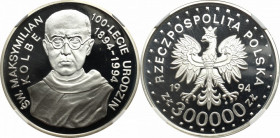 III Republic of Poland, 300.000 zloty 1994 Kolbe - NGC PF69 Ultra Cameo 2-MAX